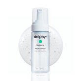 Delphyr Liposome Waterful Bubble Serum bottle closeup showing hydrating bubbles for plump, refreshed skin