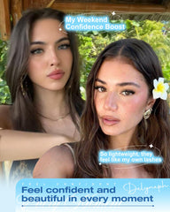 Delyneph ultra-thin band 0.05mm blends invisibly with natural lashes.