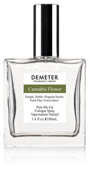 DEMETER Cannabis Flower bottle offers a unisex fragrance for daily wear and mood uplift.