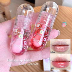 DENESTUP lip gloss oil set green grape flavor adds a refreshing shine.