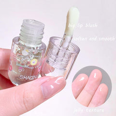 DENESTUP lip gloss oil set purple grape flavor for vivid gloss.