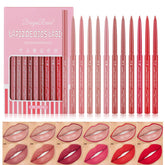 DENESTUP ensemble crayons contour lèvres 12 couleurs pour des contours nets