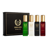 Denver Hamilton green bottle pour shows fresh green-woody notes for daily confidence