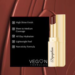 Depuplum hydration formula nourishes lips during wear.