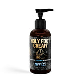 Derm Dude Holy Foot Cream bottle shows a lightweight formula for daily hydration.