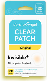DERMA ANGEL ultra-thin edge patch blends discreetly under makeup for cystic acne care