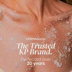 DERMAdoctor KP Bump Eraser sealed cap signals clean, fragrance-free formula.