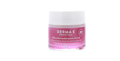 Derma E Microdermabrasion Scrub in-use demonstration for at-home spa routine.