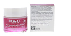 Derma E Microdermabrasion Scrub packaging highlights triple-pack value.