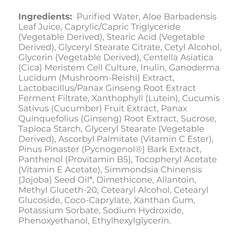 Derma E Pure Biome Balancing Cream with Aloe Vera soothing the skin