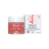 Derma E Pure Biome Balancing Cream jar showing hydrating formula for daily use