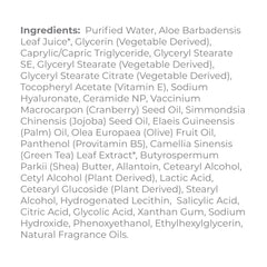 Cream texture close-up on Derma E Vitamin E Lavender and Neroli hand cream.