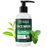 Derma-Nu Gentle Face Wash bottle showing a hydrating cleanse for sensitive skin.