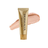 Dermacol mini foundation bottle front view showing full coverage for oilier skin