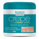Dermactin Crepe Be Gone Body Souffle jar front view highlighting 12oz size.