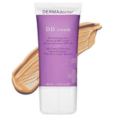 DERMAdoctor tinted moisturizer bottle with SPF 30 for all-day hydration.