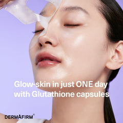 Dermafirm glutathione 5000ppm formula reveals deep brightening potential.
