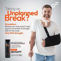 dermaFIT Strength Muscle Maintenance Cream menthol sensation delivers a refreshing cool feel.