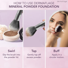 Applying with a brush for a seamless blend and natural finish.