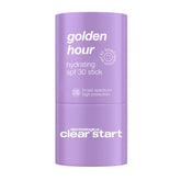 Dermalogica Clear Start Golden Hour Stick hero shot showing portable sun protection