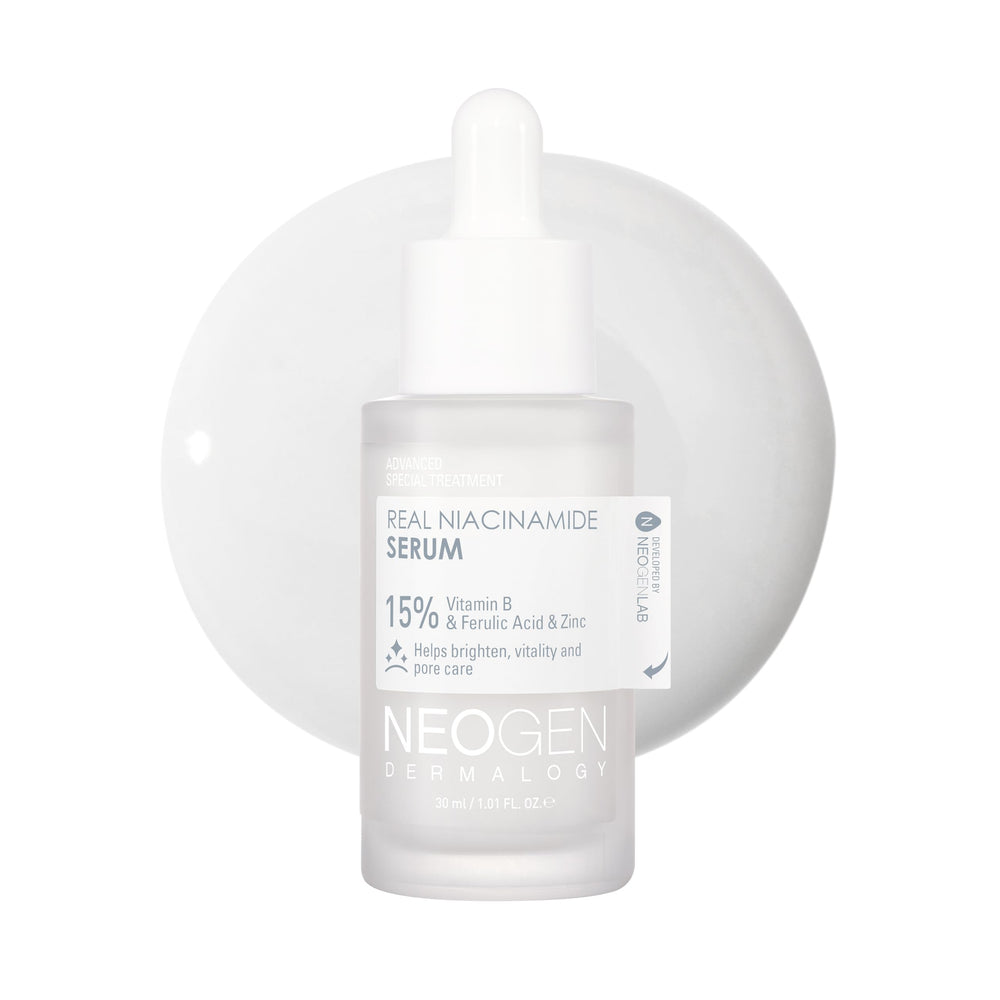 DERMALOGY by NEOGEN Real 15% Niacinamide serum bottle for radiant-looking skin