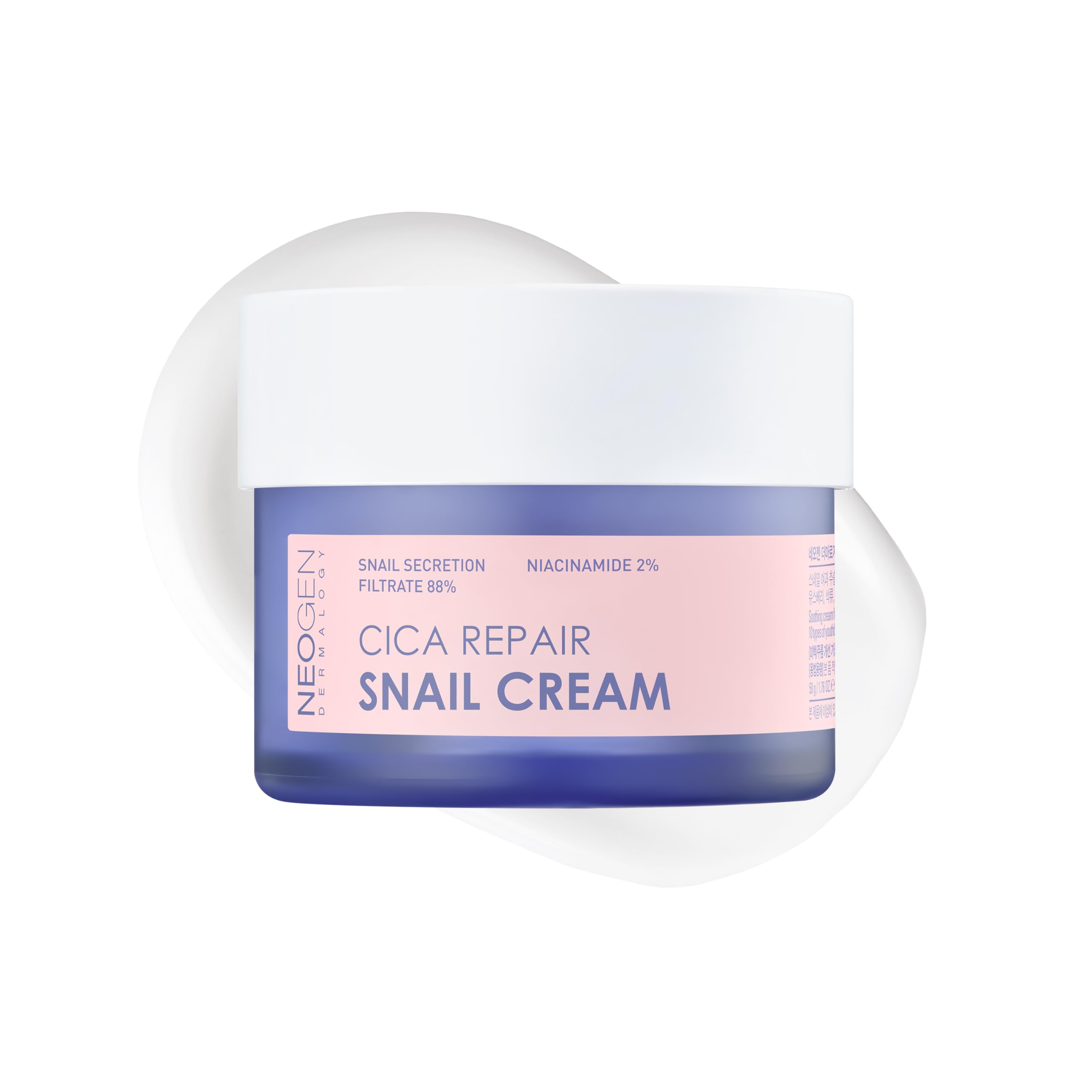 DERMALOGY by NEOGENLAB CICA REPAIR snail-cream-jar: soothing relief for sensitive skin