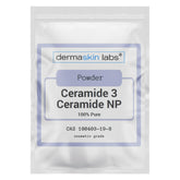 Dermaskin Labs Ceramide Powder bottle for barrier support and hydration.