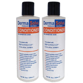 Dermasolve psoriasis conditioner bottle front showing calming scalp care.