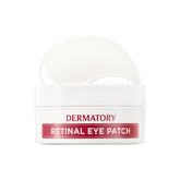 DERMATORY Pro Vita-A Under Eye Patch packaging shows 60 sheets for convenient at-home use