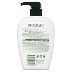 Dermaveen Moisturising Lotion application shows quick, non-greasy absorption for hydrated skin.