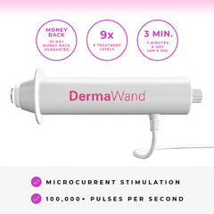 Dermawand skin texture improvement showing refined pores and even tone