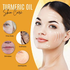 DERMAXGEN turmeric oil anti-aging focus supports elasticity and smoother skin.