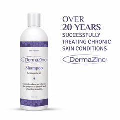 DermaZinc scalp-lather demonstrates easy, thorough cleansing
