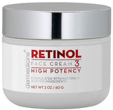 Dermedicine Retinol Cream bottle pour demonstrates precise nightly application for brighter skin