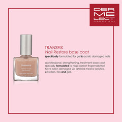 Dermelect Natural Nail Repair Top Coat provides long-lasting shine and seals the repair.