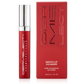 Dermelect Smooth Lip Volumizer tube close-up showcasing sleek packaging