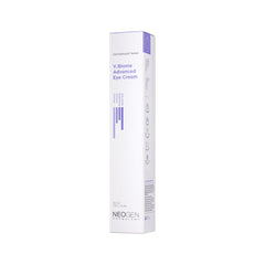 DERMALOGY by NEOGENLAB V.Biome Eye Cream jar closeup showing a moisturizing formula