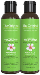 DermOrganic huile argan original – le flacon 4 oz revitalise les cheveux en profondeur.