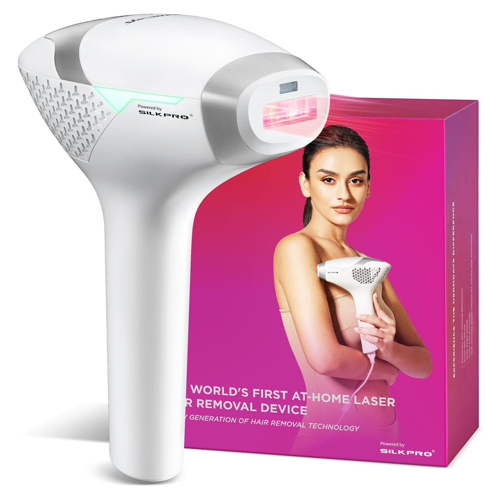 DermRays diode laser device front view for precise at-home hair removal