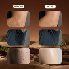 Derperzi pheromone body butter application – easy warming and smooth skin care.