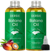 Dersie Batana Oil bottle closeup for nourished scalp