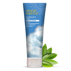 Desert Essence fragrance-free conditioner bottle delivers lightweight moisture for all hair types.