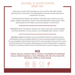 Desert Essence label highlighting gluten-free and vegan credentials