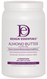 Design Essentials Almond Butter Express conditioner bottle for instant hydration.