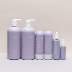DESIGNLINE Enchanted Midnight Shampoo packaging highlighting argan oil and nourishment.
