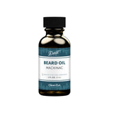 Detroit Grooming Co. Mackinac beard oil bottle delivering hydrating, non-greasy conditioning for beard and skin