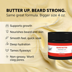 Detroit Grooming Co. beard butter being applied for conditioning.