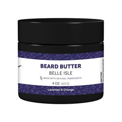 Detroit Grooming Co. beard butter Belle Isle tube, smooth and hydrated beard.