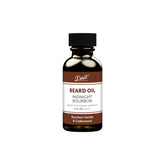 Detroit Grooming Co Midnight Bourbon beard oil bottle showing hydrating formula for a softer beard.