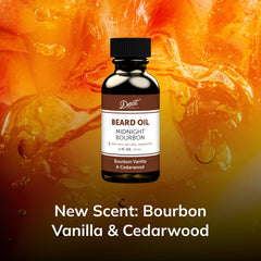 Detroit Grooming Co Midnight Bourbon scent bottle close-up highlighting rich aroma.